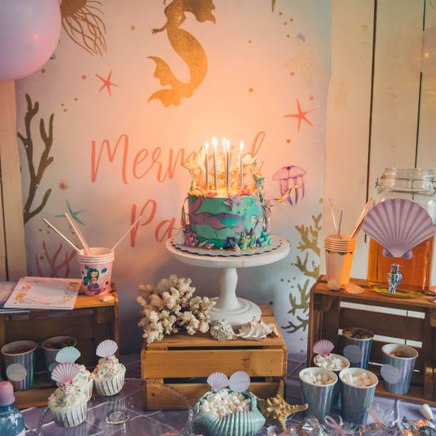 13. Kids Birthday – Cake & Dessert Table Setup