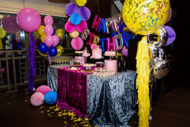 14. Kids Birthday – Dessert Table Setup