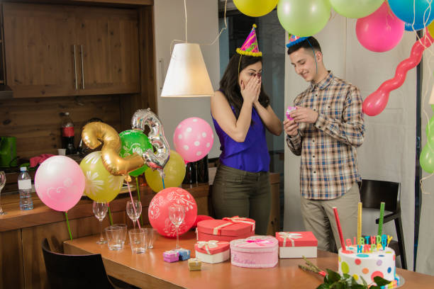 17. Adults Birthday – Balloon Surprise Setup